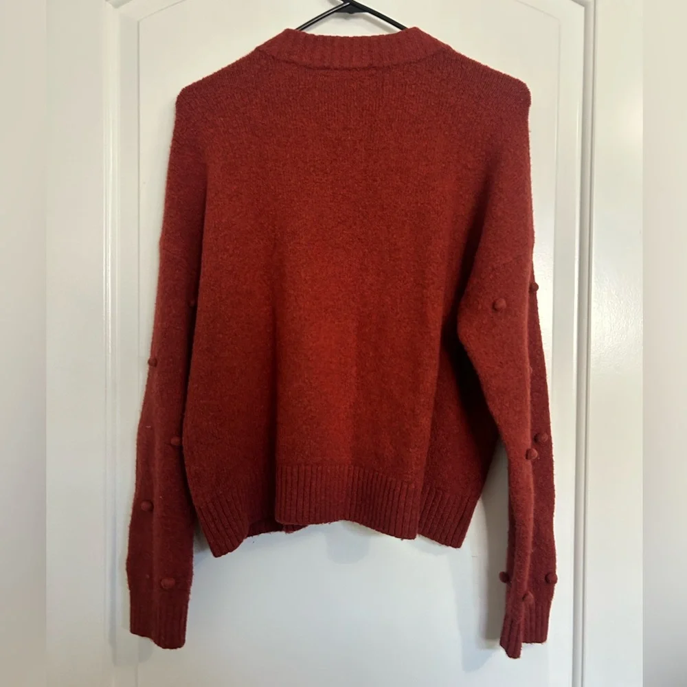 Madewell Bobble Colburne Cardigan Coziest Yarn size M chic 90s cottagecore boho - Picture 3 of 12